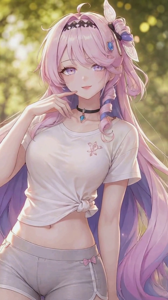 暖阳街边粉发少女达尼娅