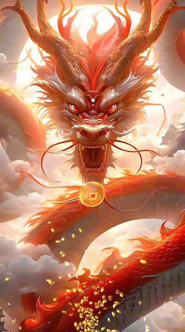 中国龙 龙年行好运
