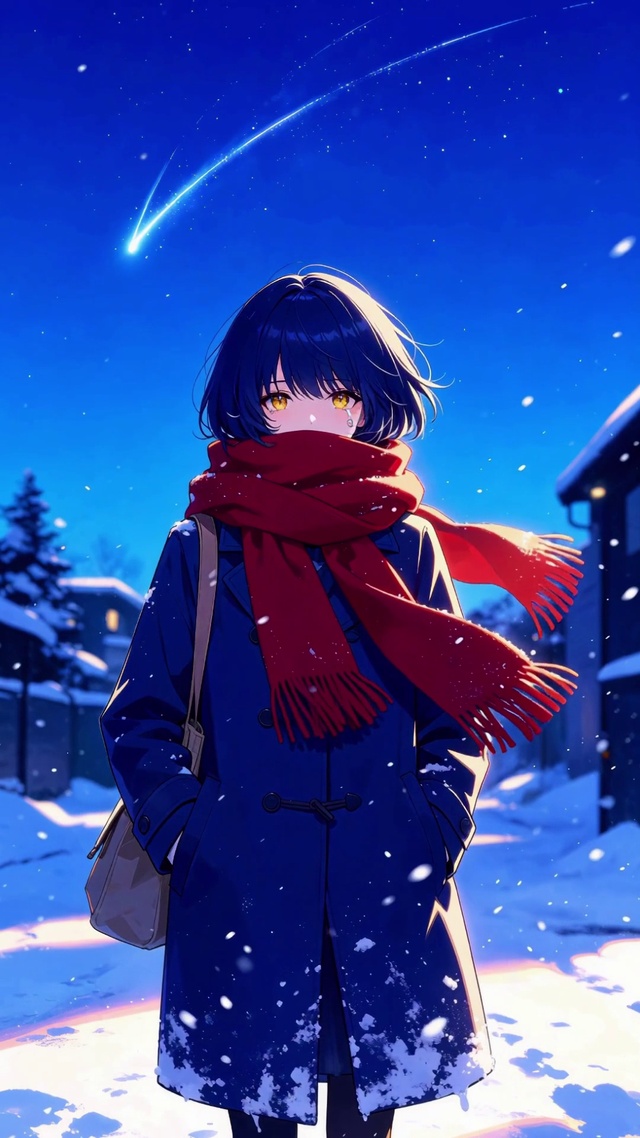 冬日二次元少女