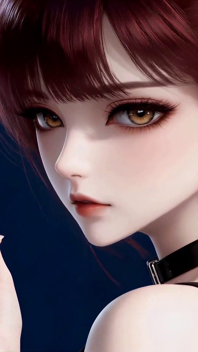 红发酷飒二次元美少女
