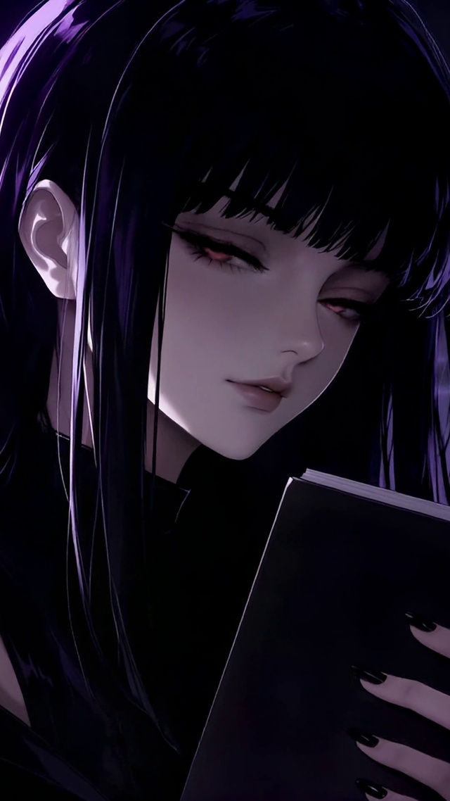 紫夜少女与黑猫