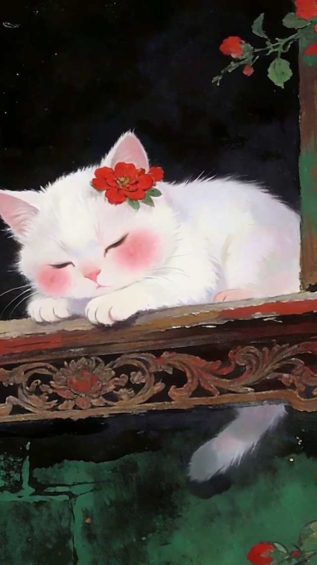 睡着猫咪