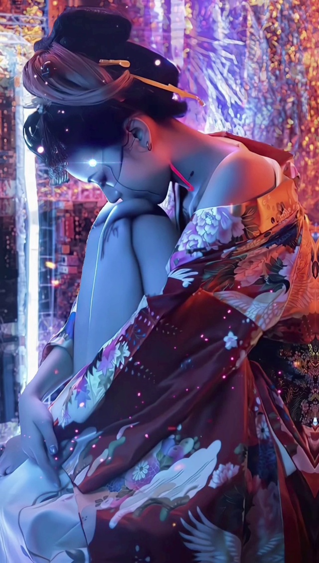 颜色非常好的古风女孩