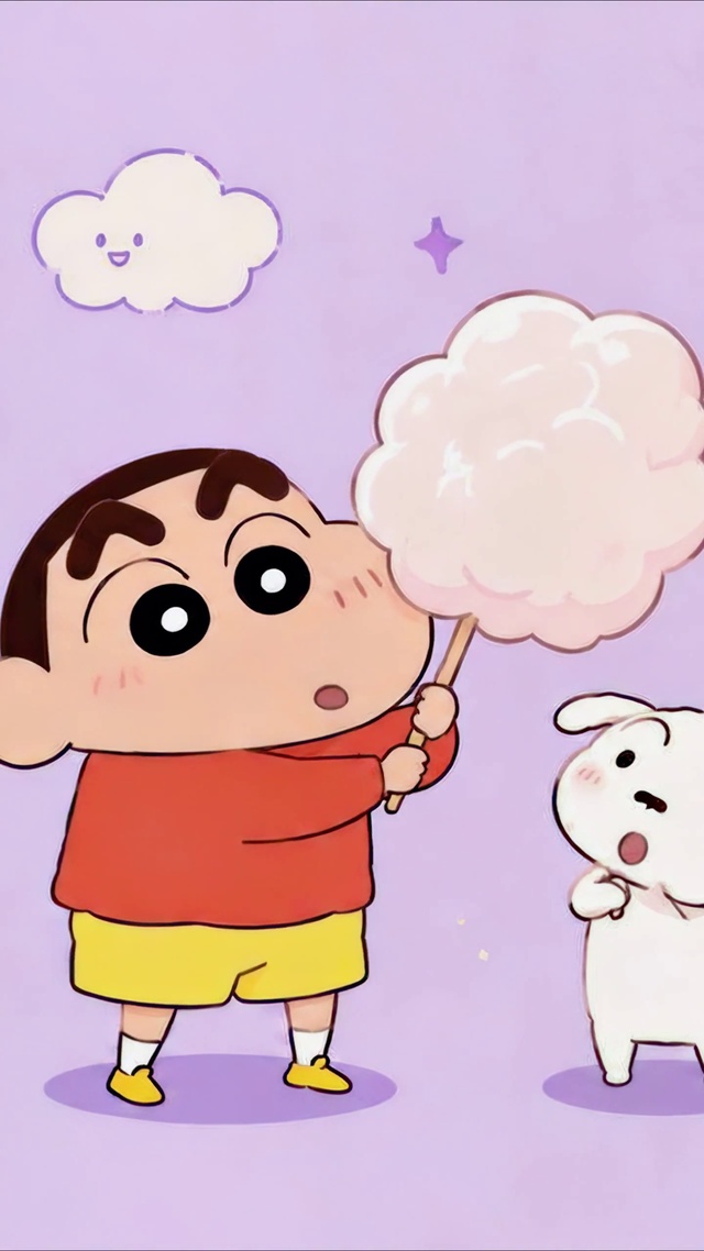蜡笔小新云朵棉花糖