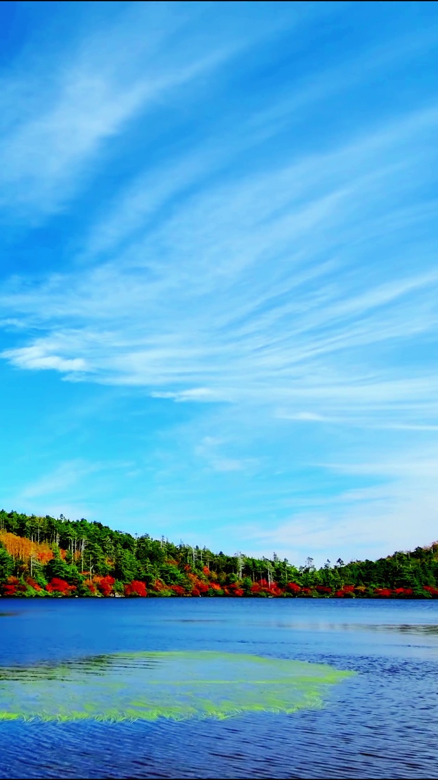 4K唯美蓝天湖水