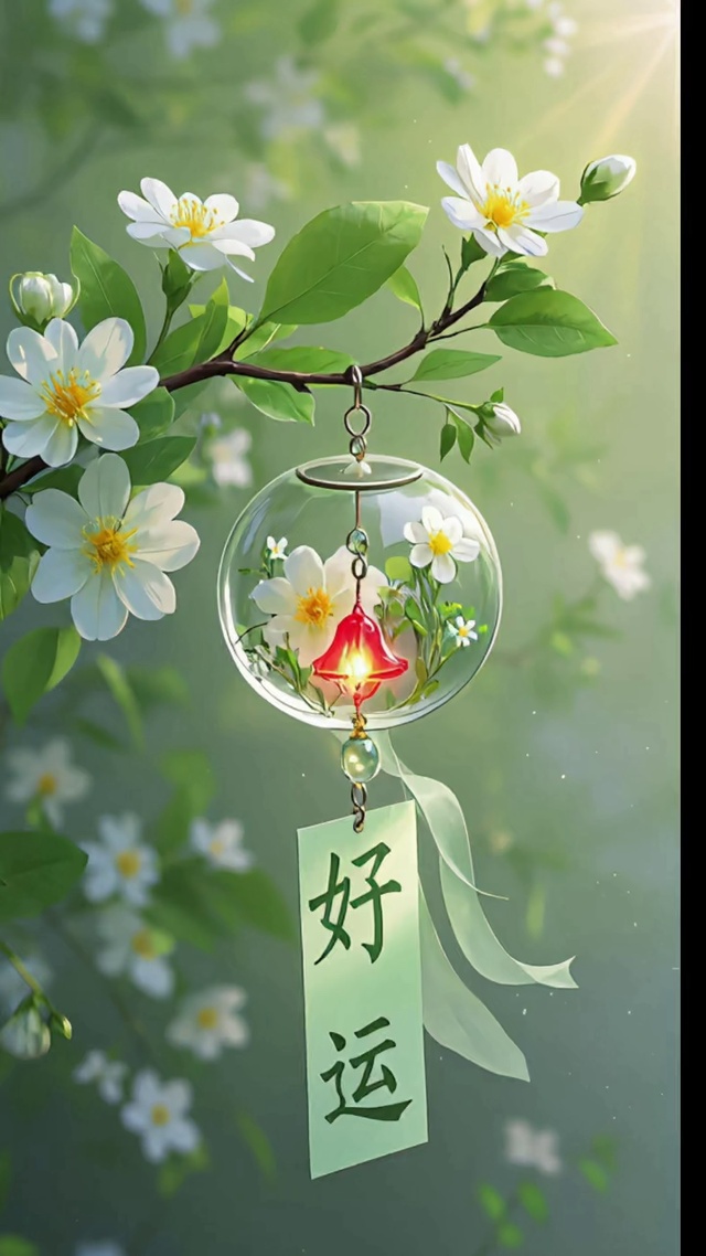 绿色好运风铃