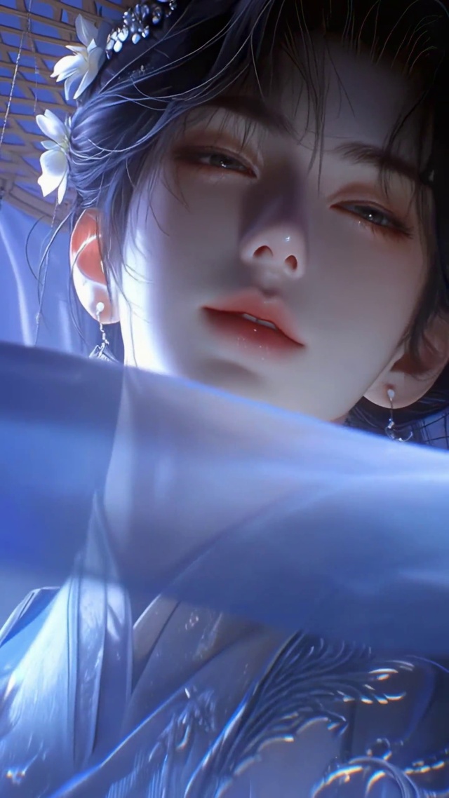 暗夜斗笠清冷少年