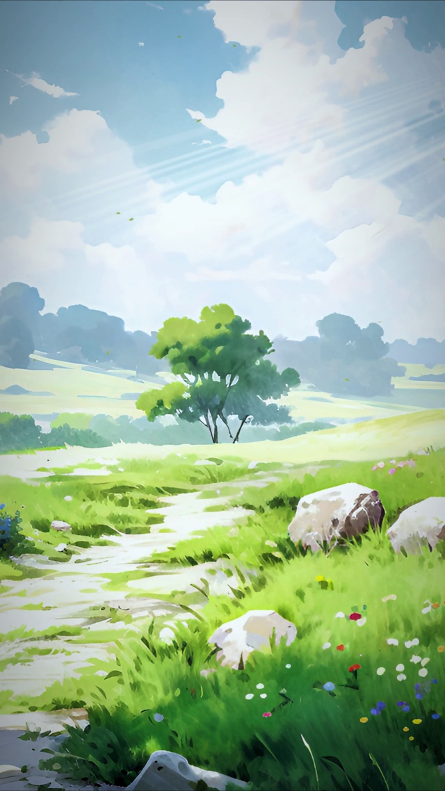 小清新护眼风景