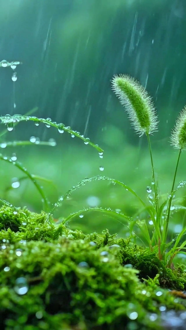 护眼治愈小雨4K