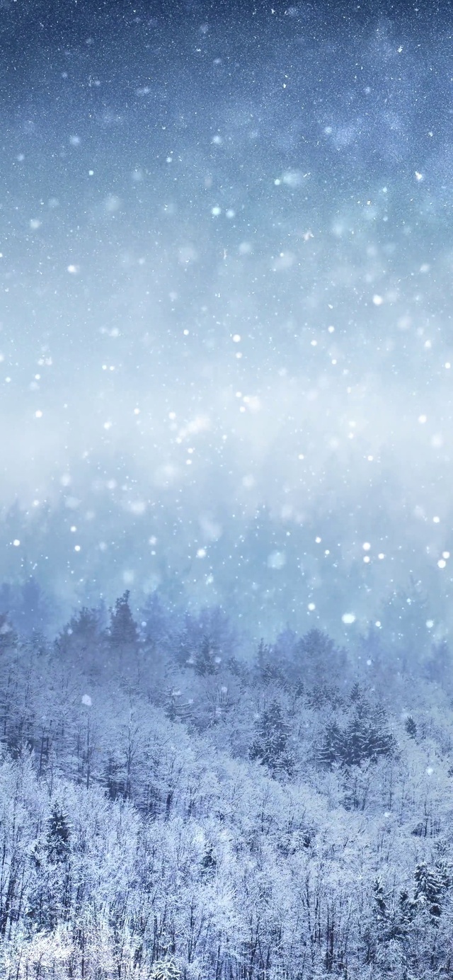 4K超清唯美下雪特效