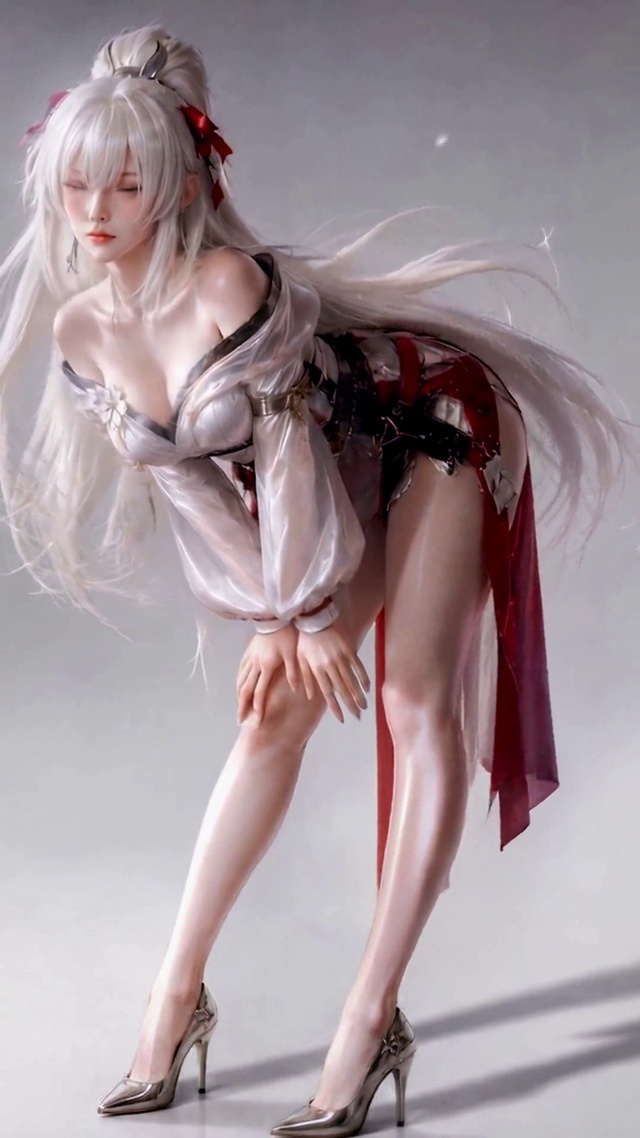 白发女神凝视