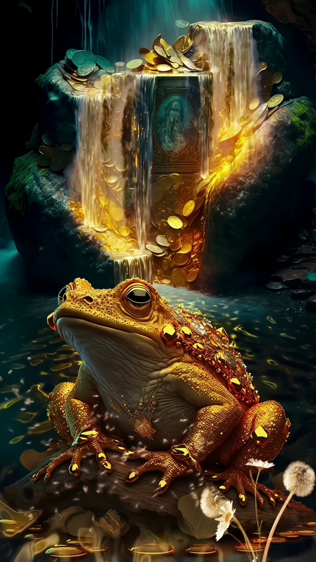 吸金阵 金蟾纳财4k静态壁纸