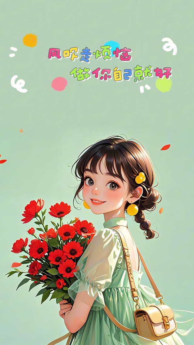 风吹走烦恼 做你自己就好