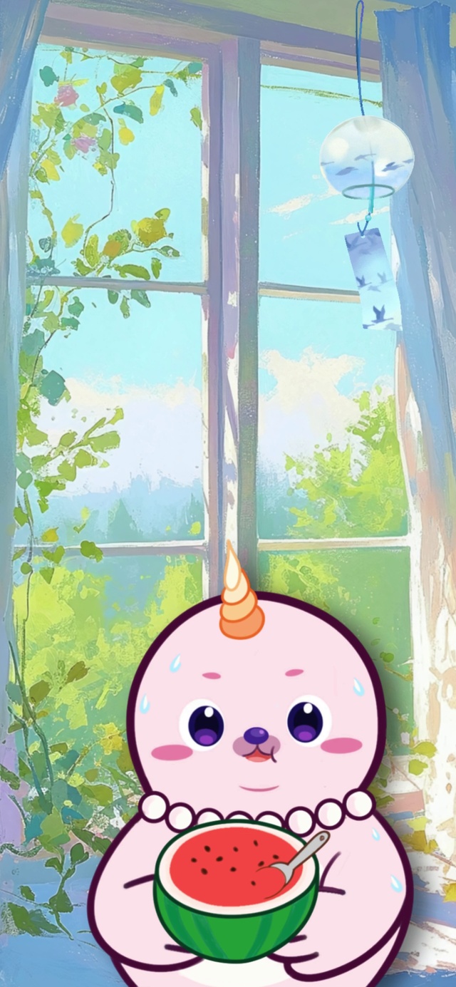海豹粉米花·风铃夏天西瓜