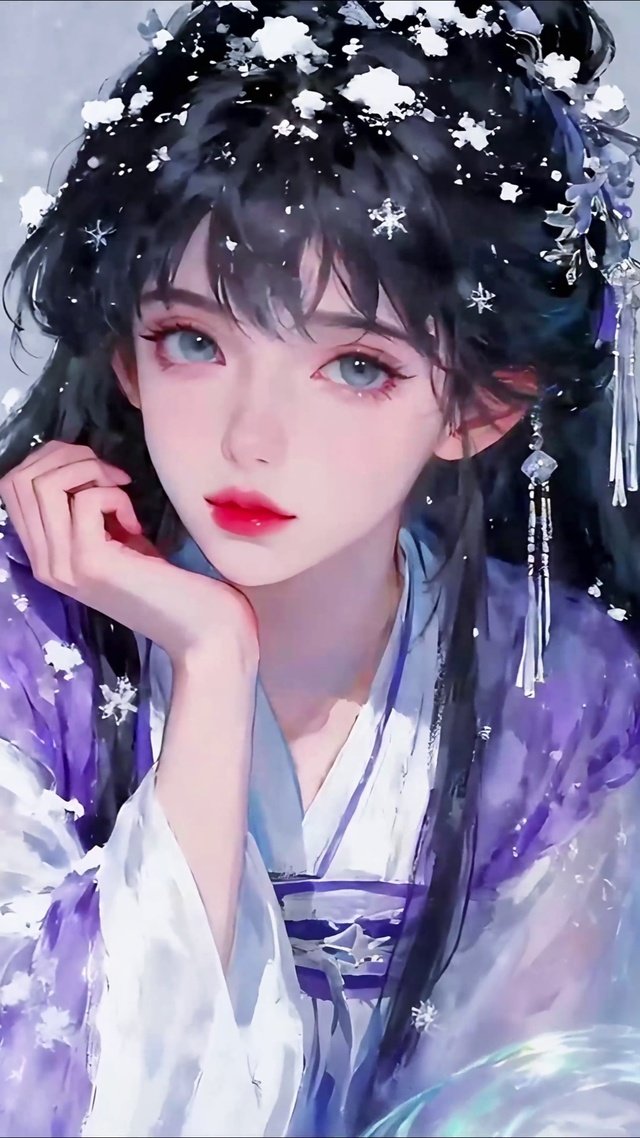 雪绒古风少女
