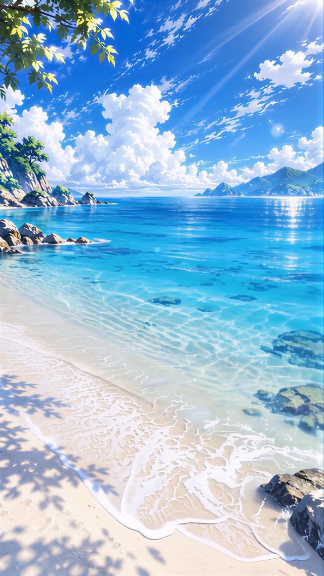夏季-海边 4k