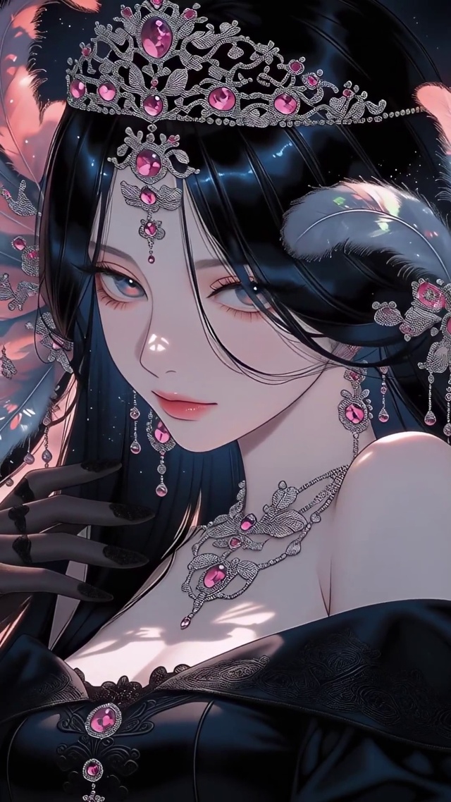 粉钻皇冠女神高清4k