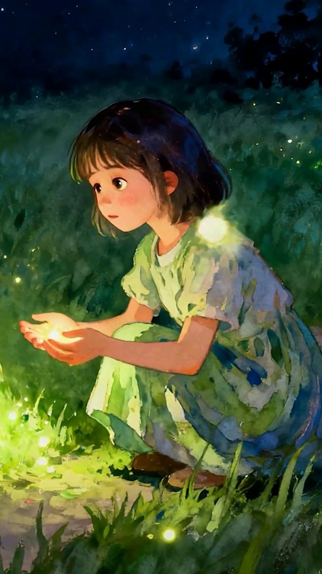 夜景女孩