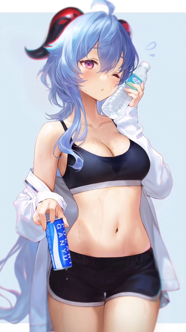 自律的健身少女4k