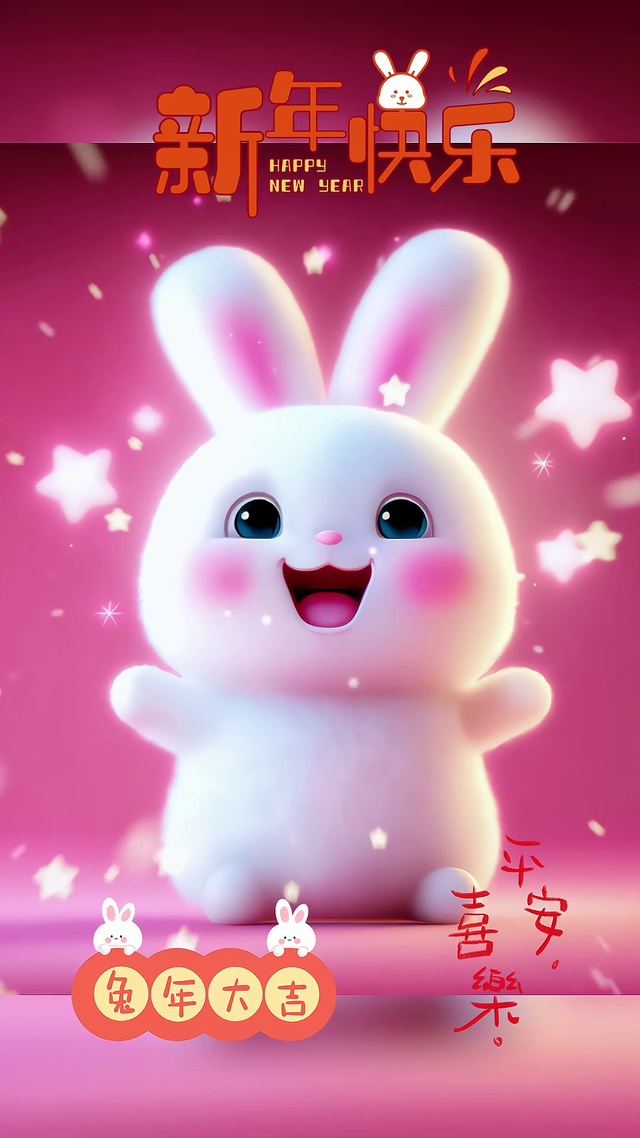 新年快乐兔