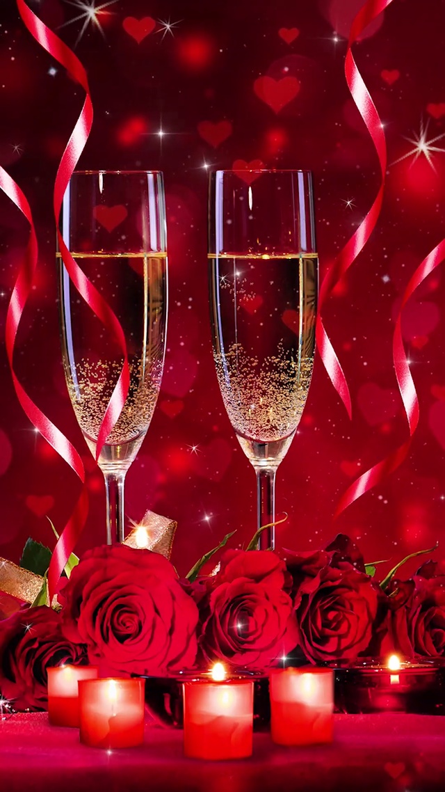 黄金香槟情人节