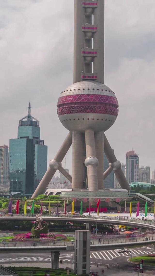 4K 高清 上海东方明珠塔