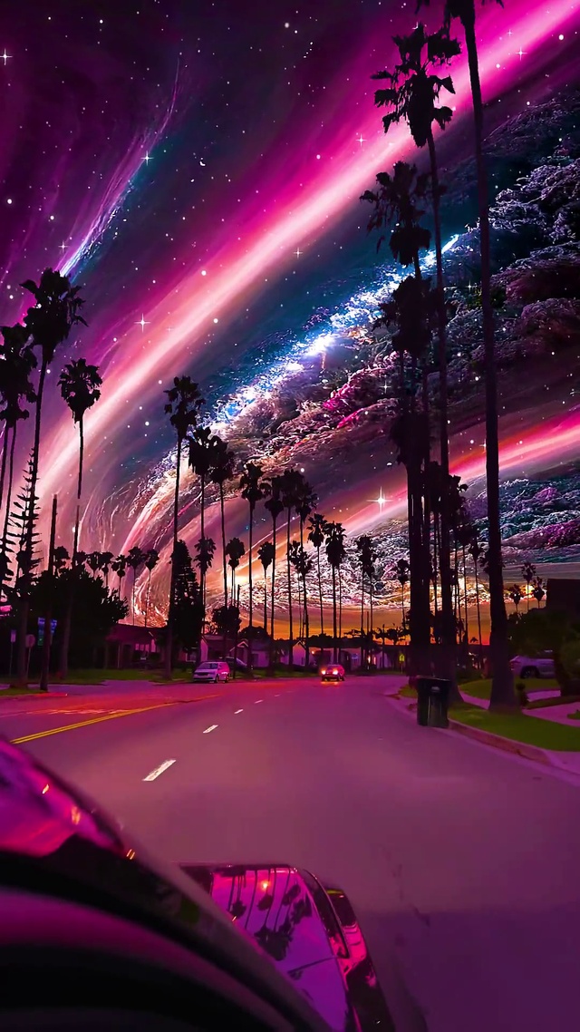 梦幻绚丽天空