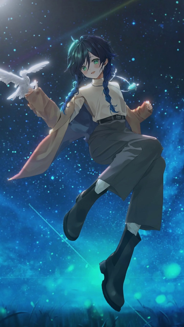 温迪/风神巴巴托斯/唯美星空