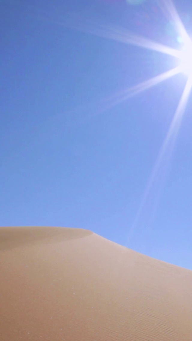 4K 高清 走在摩洛哥沙丘