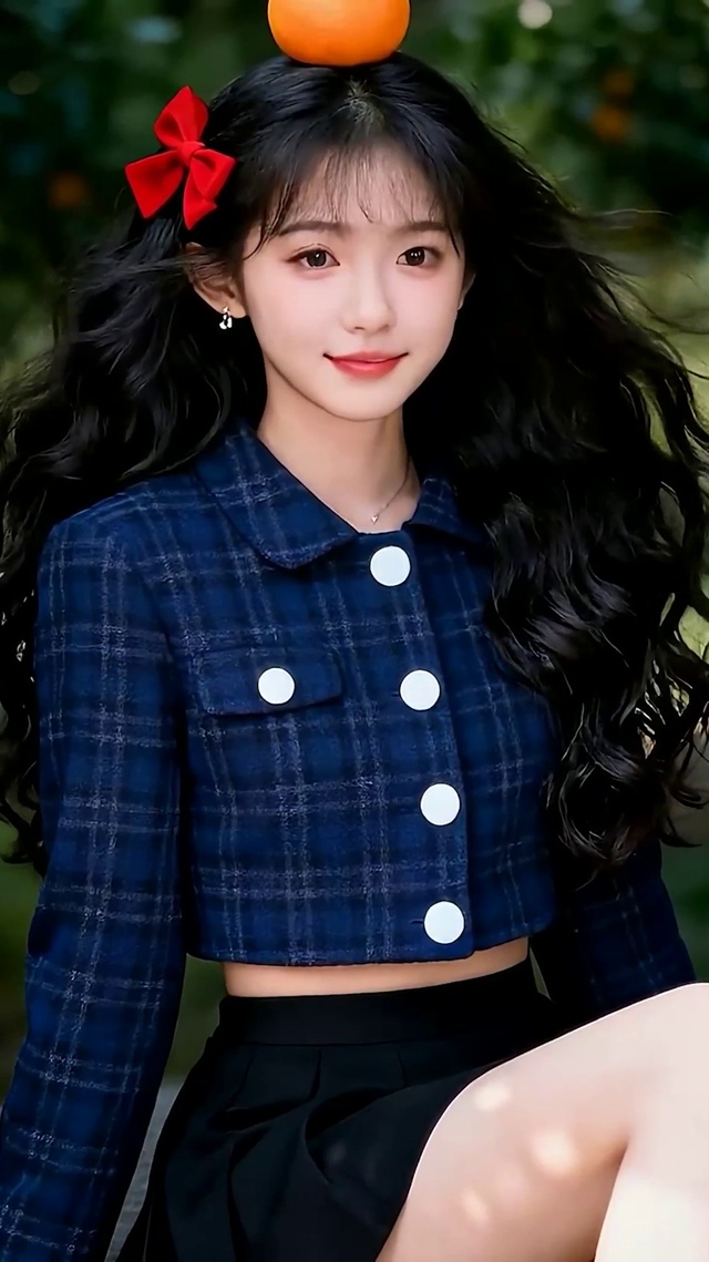 坐着女孩