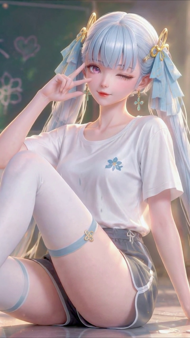毕业季教室美少女今汐