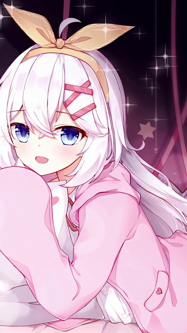 粉色可爱猫猫女孩_1