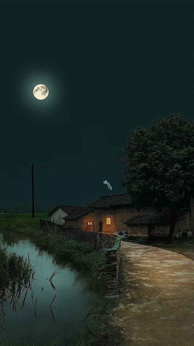 4k农村夜景(风景手机动态壁纸) - 风景手机壁纸下载 - 元气壁纸