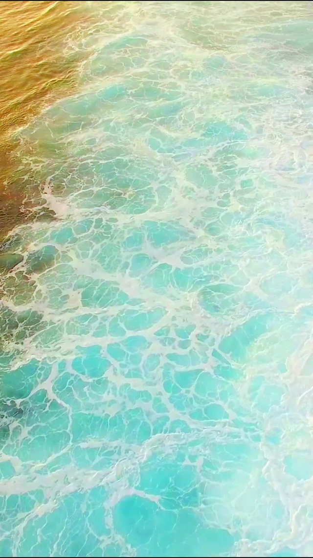 4K唯美夕阳海浪