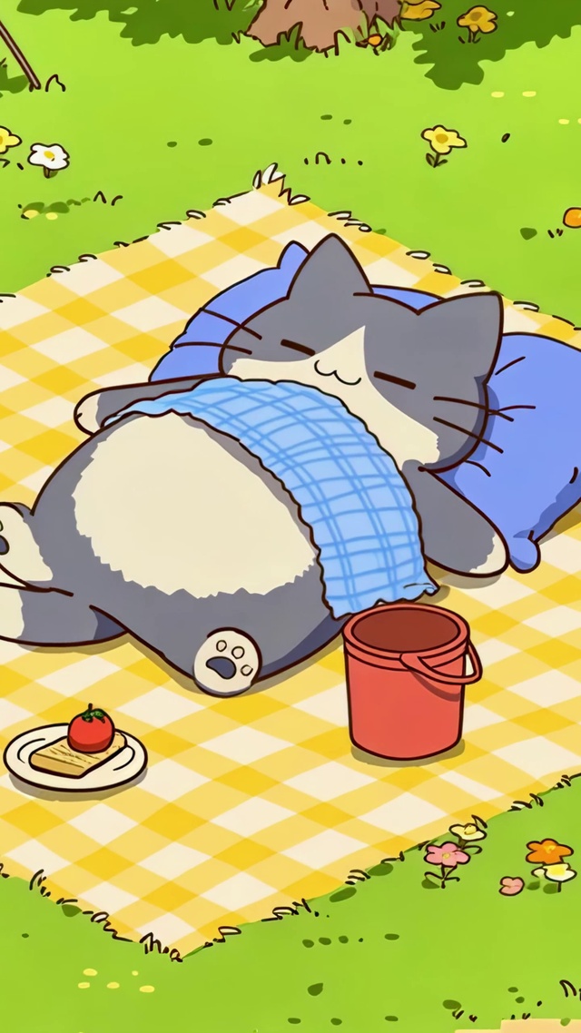 猫猫的春日午觉时间