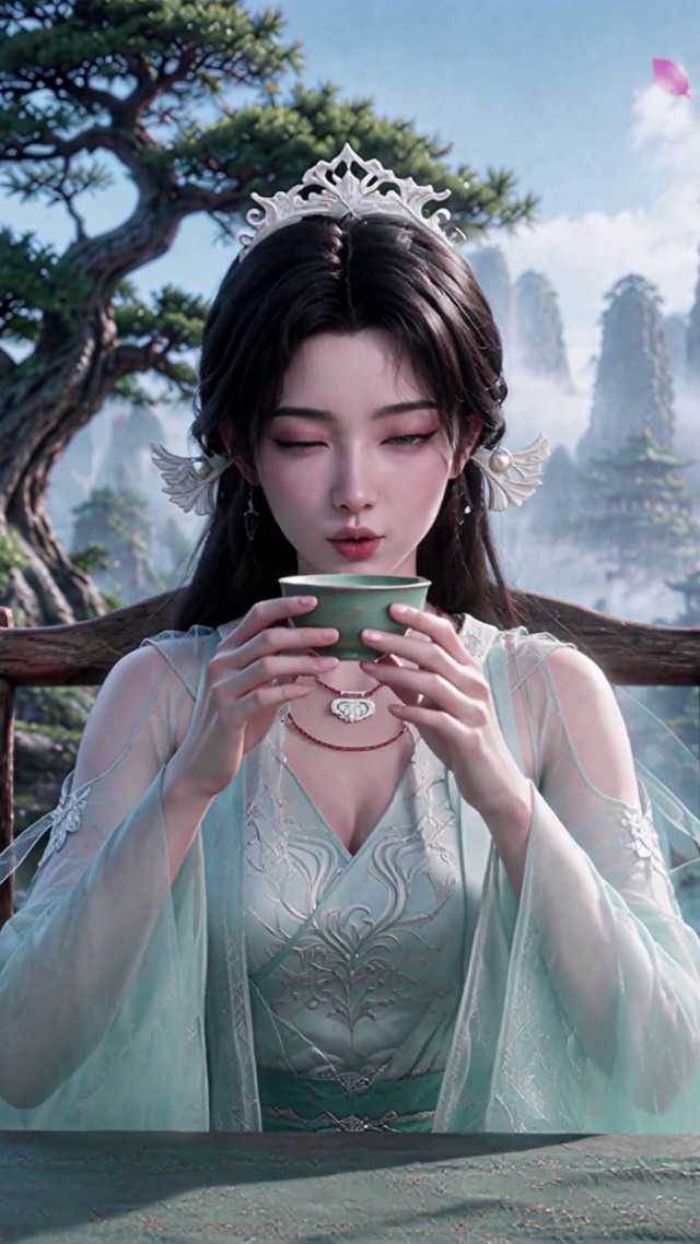 宋玉喝茶 无缝循环