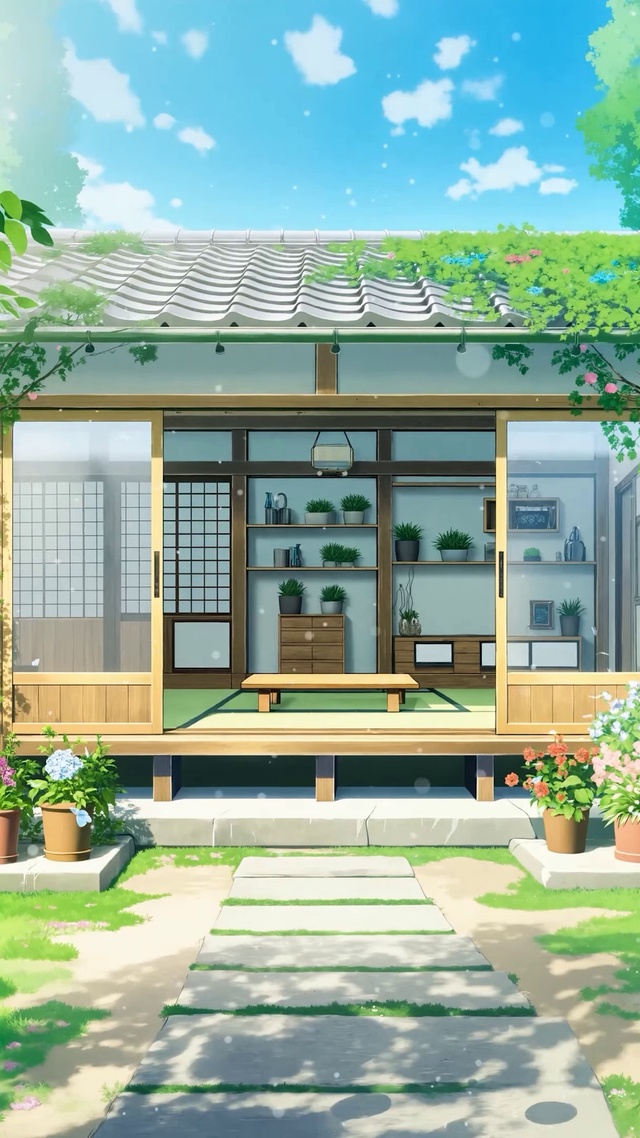 夏天温馨小院