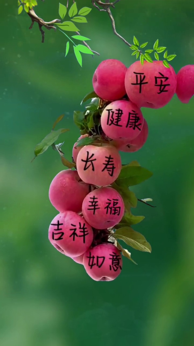 平安健康长寿幸福吉祥如意