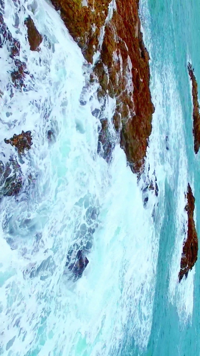 4K唯美大海海浪