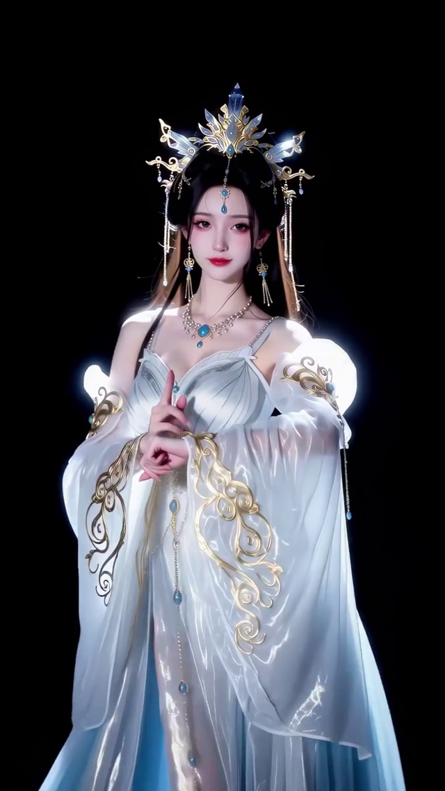 仙气飘飘的古风美女