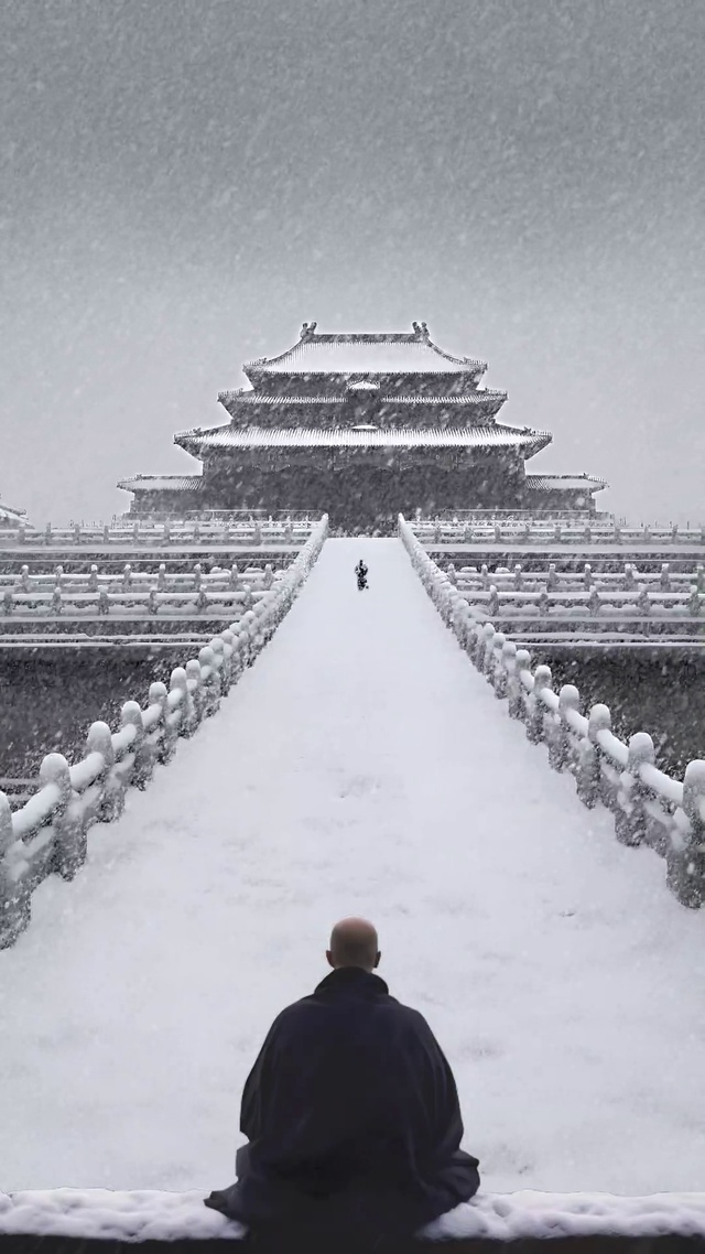 古风意境雪景