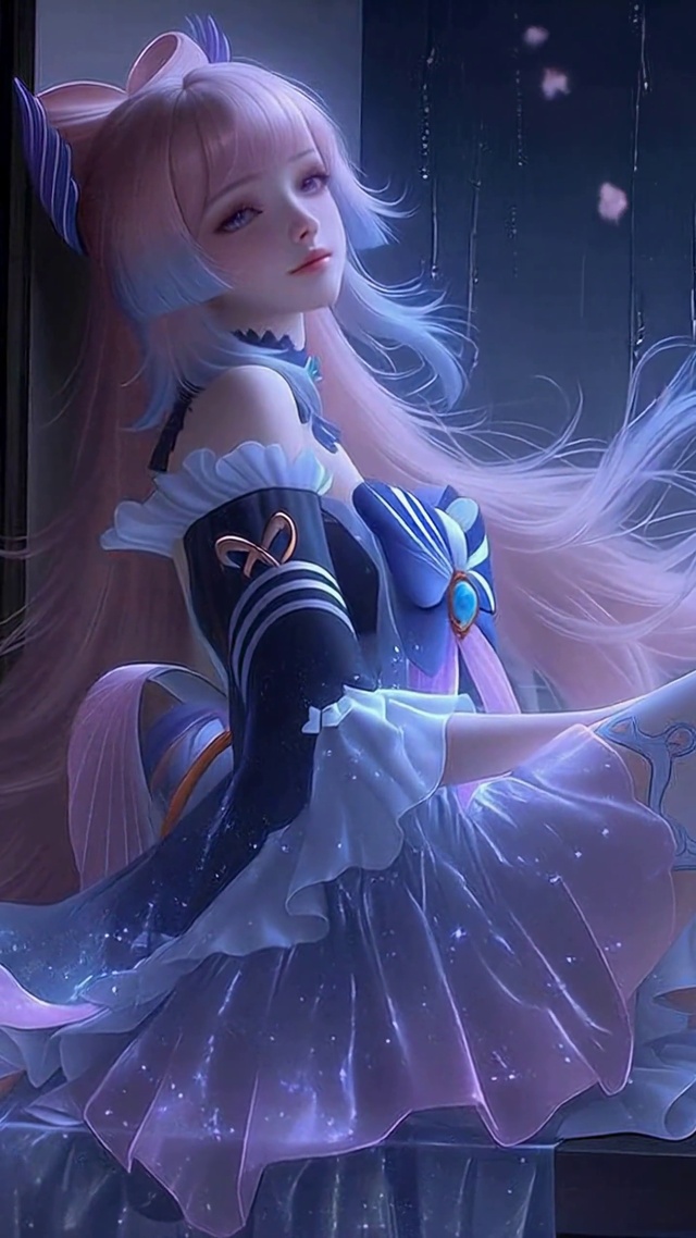 雨夜窗边美少女珊瑚宫心海