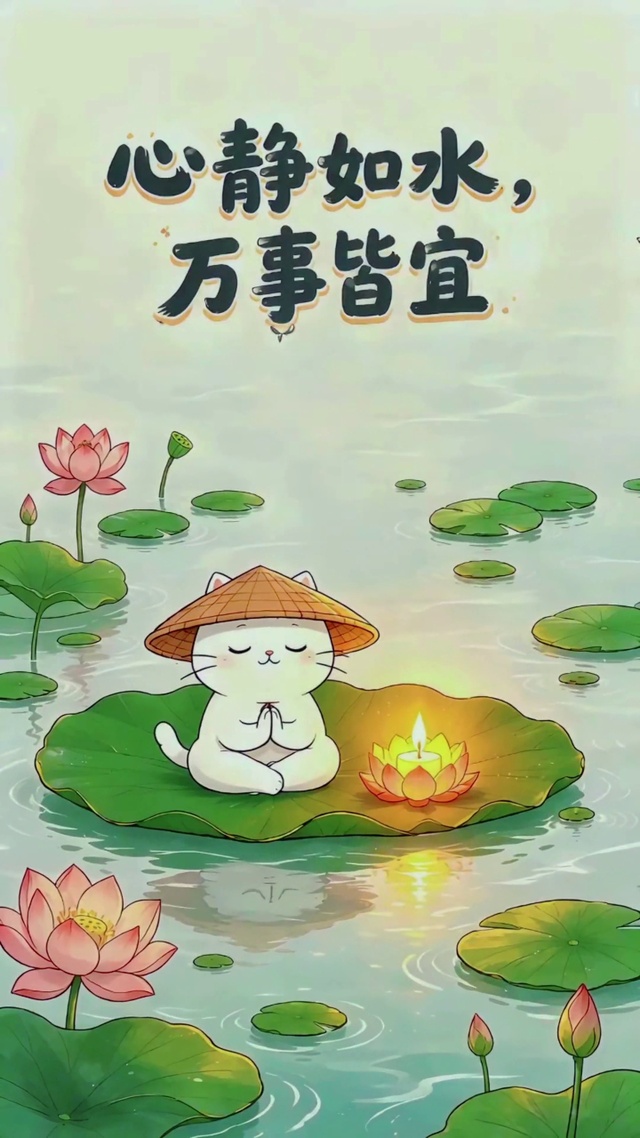心静如水，万事皆宜