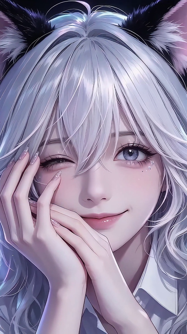 俏皮猫少女