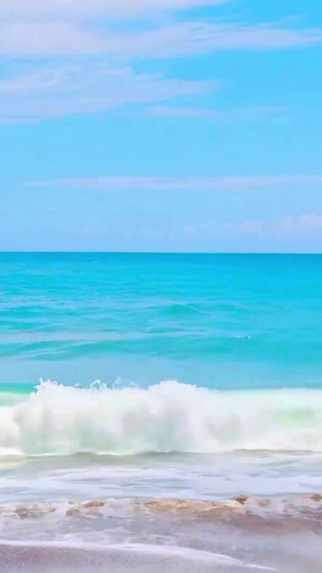 唯美大海海浪4K