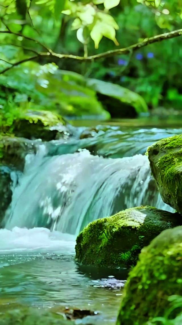 治愈山间小溪4K