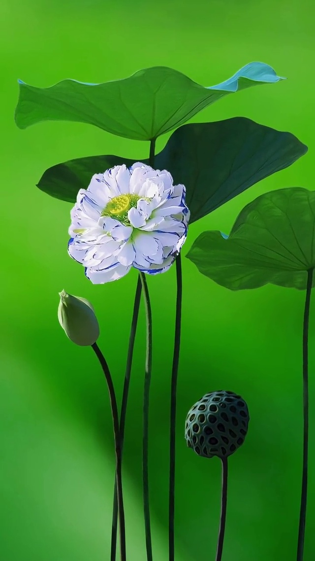 你看这花美吗