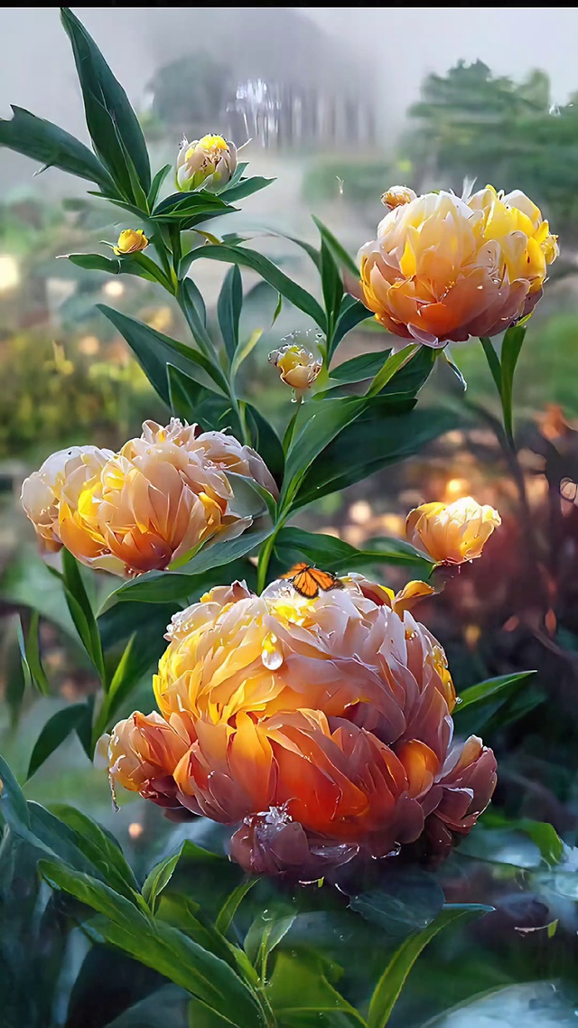 黄色菊花