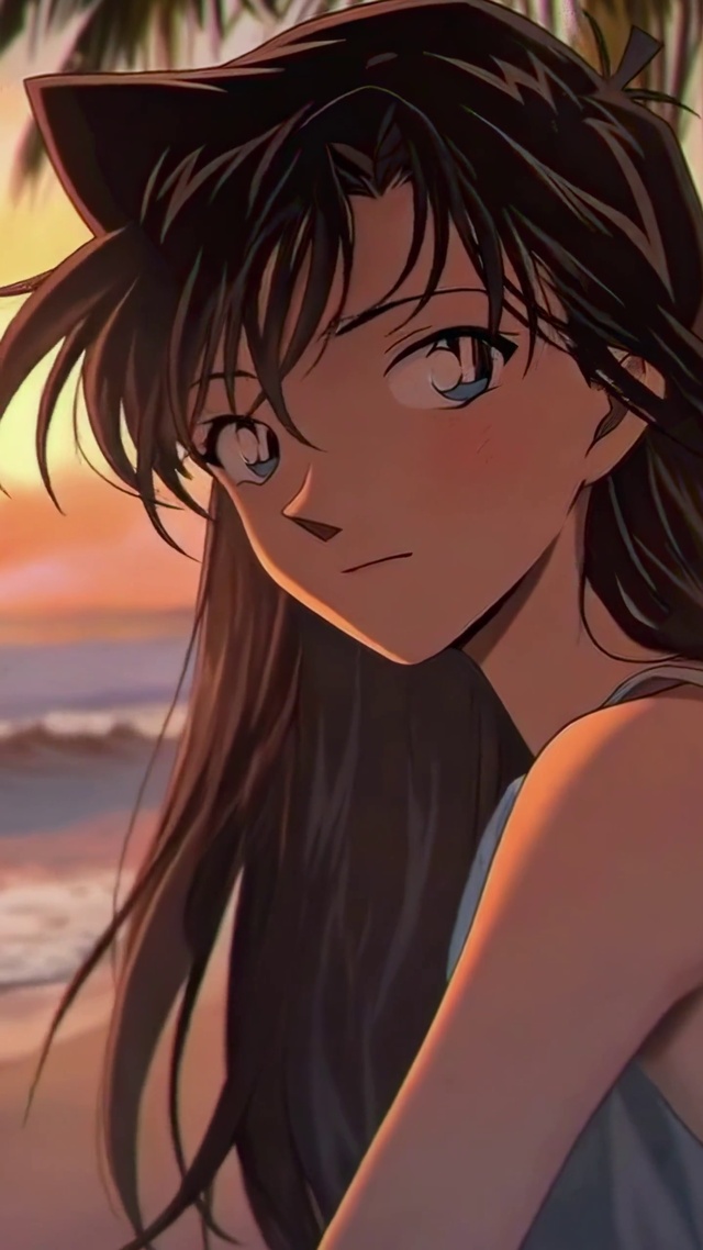 海边落日下的毛利兰