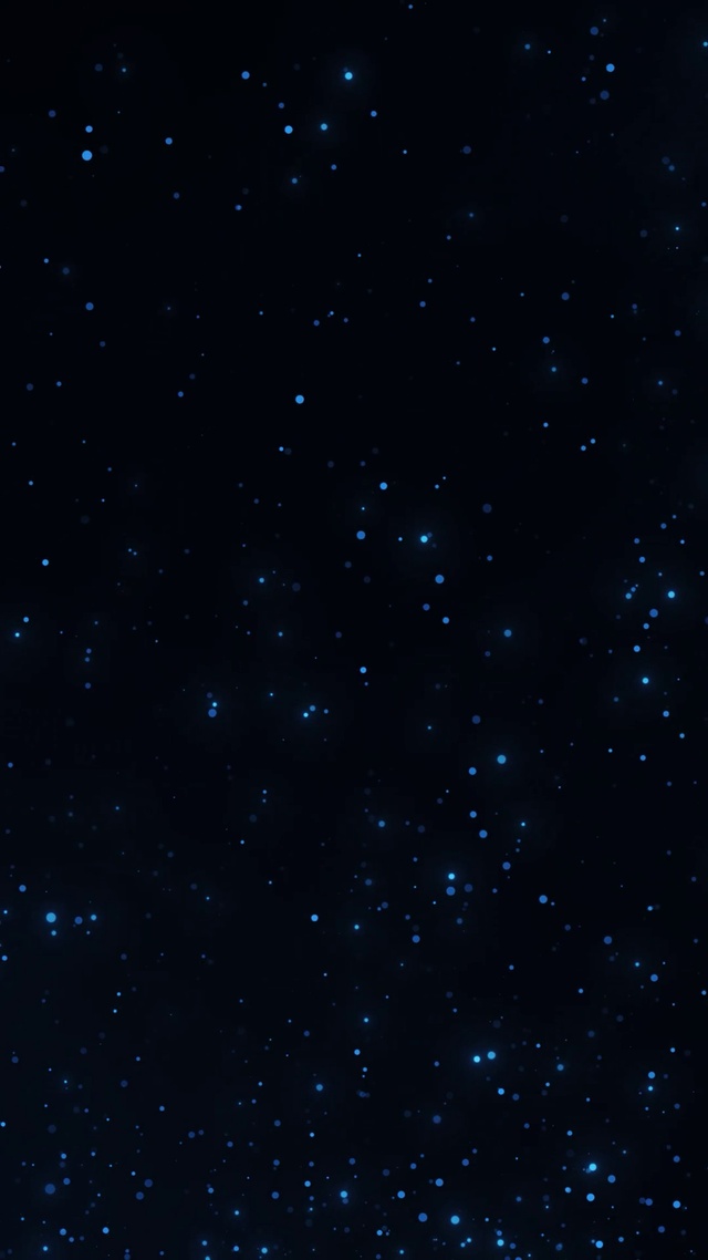 蓝色星空闪烁光斑